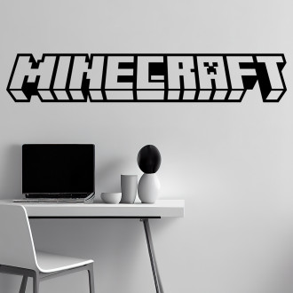 VÝPREDAJ Samolepka Nápis Minecraft